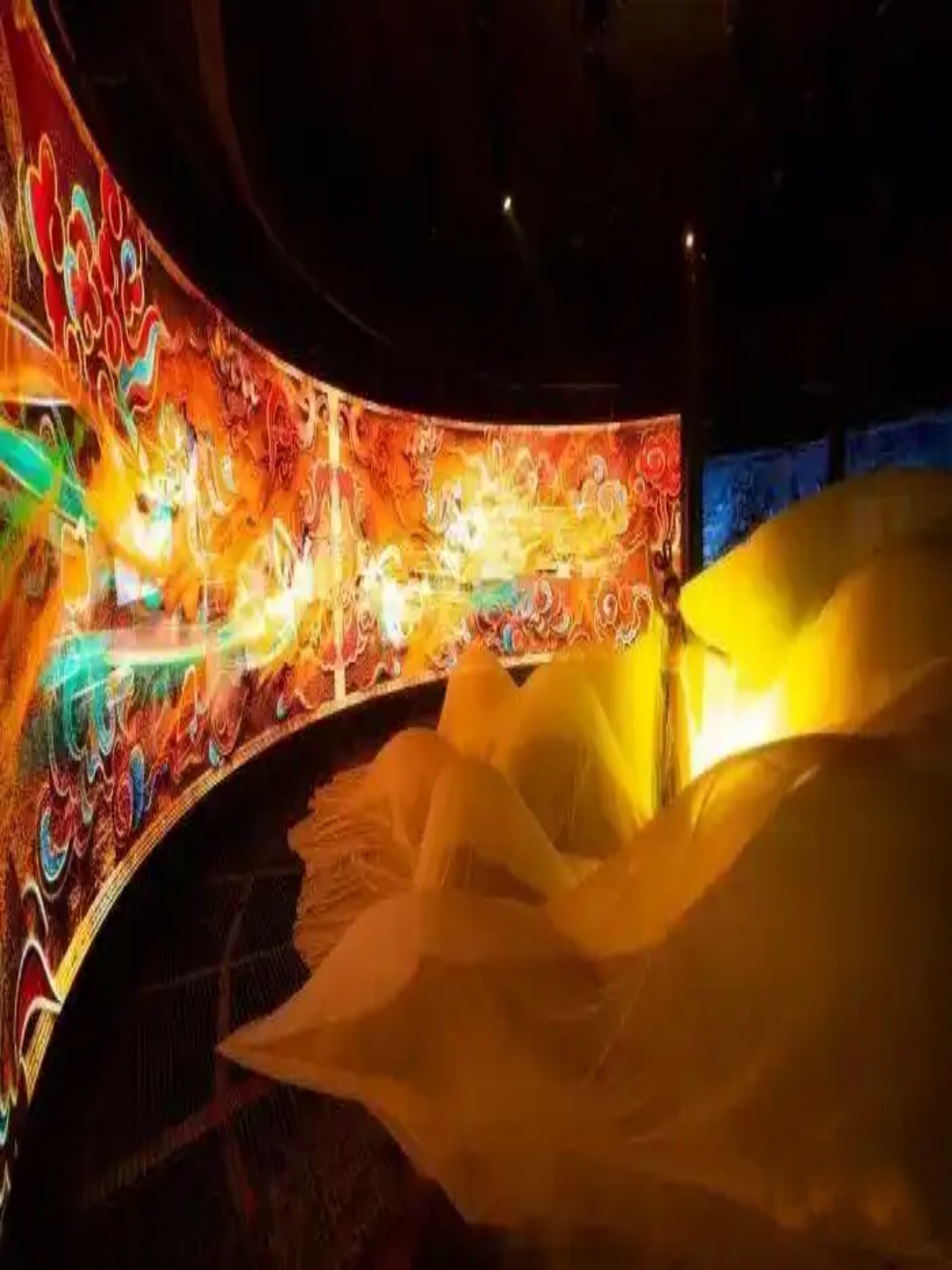 Interactive live performance of Mazu culture scene