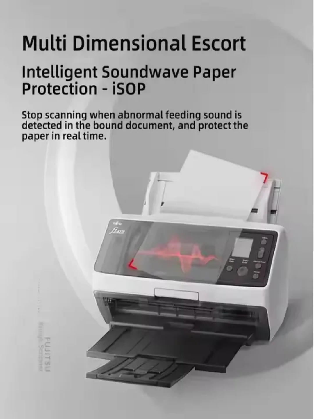Fujitsu Fi-8190 Book Document Scanner, A3 A5 Color HD Automatic Double-sided Continuous Scanning Paper Feed Network Scanner
