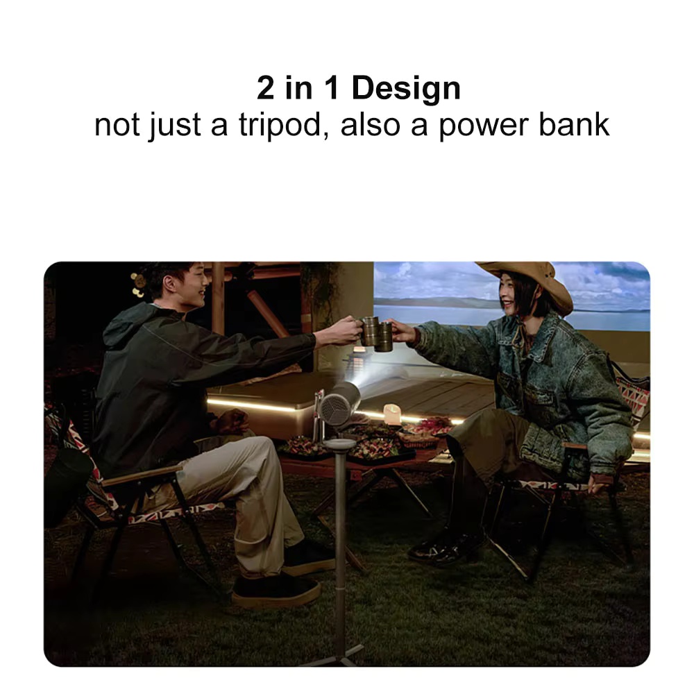 XGIMI Play 6 Floor Stand with 20000 MAh Rechargeable Battery Projector Mounts Convenient Floor Tripod Stand for XGIMI Projector