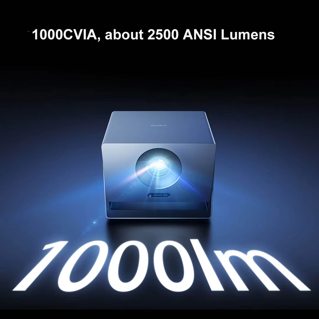 Mijia UHD 4K Native Full Color Laser Projector with 2500 ANSI Lux ToF Full Auto Setting NFC Wireless Projection 120" Proyector