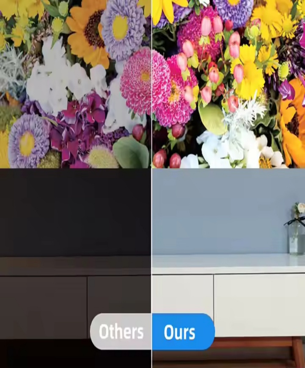 Paihao TW7000 Home Cinema 3000 4K PRO-UHD 3-Chip Projector HDR, 3LCD 4K Projector with Lens Shift 3840x2160p 3D Proyector