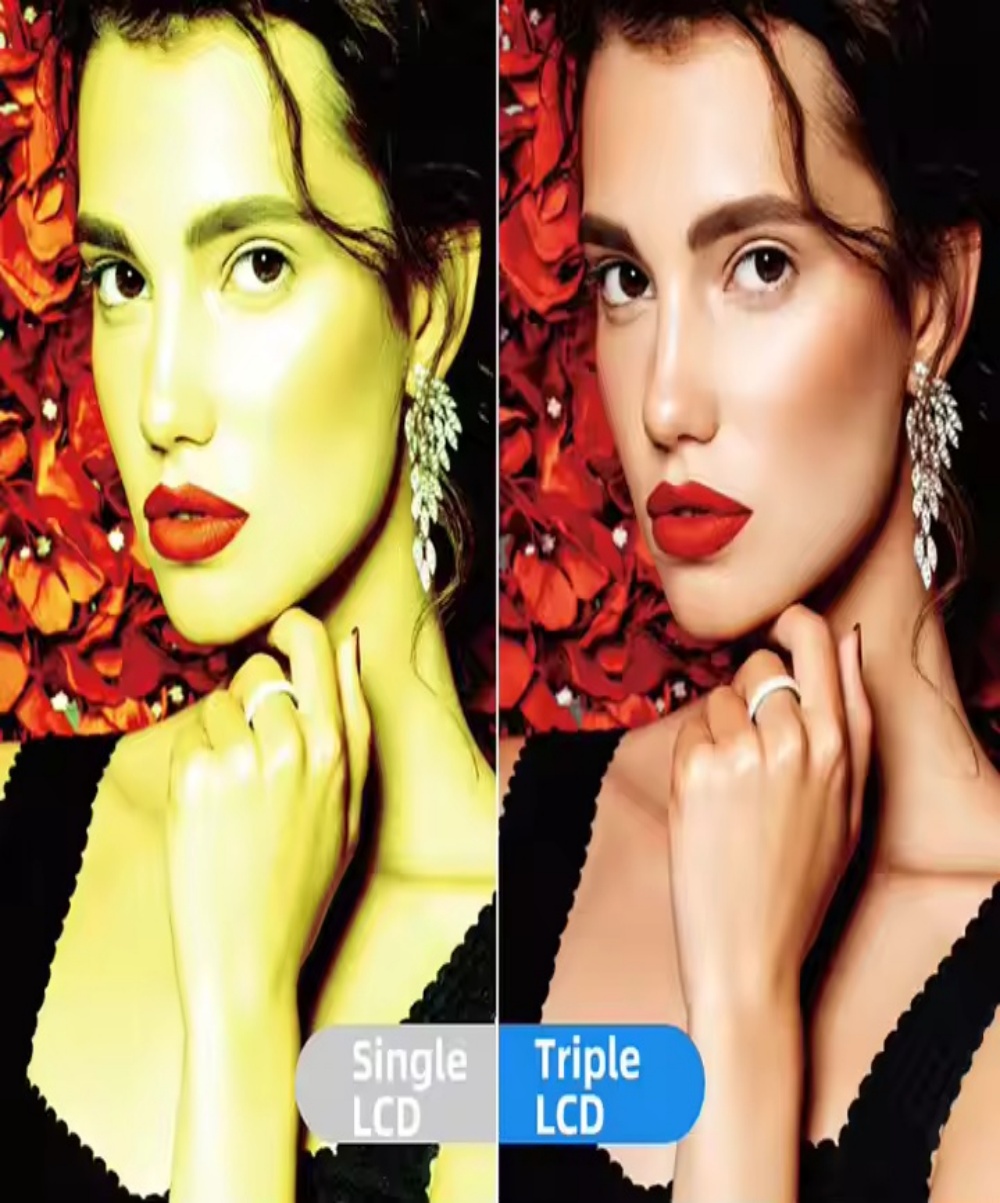 Paihao TW7000 Home Cinema 3000 4K PRO-UHD 3-Chip Projector HDR, 3LCD 4K Projector with Lens Shift 3840x2160p 3D Proyector