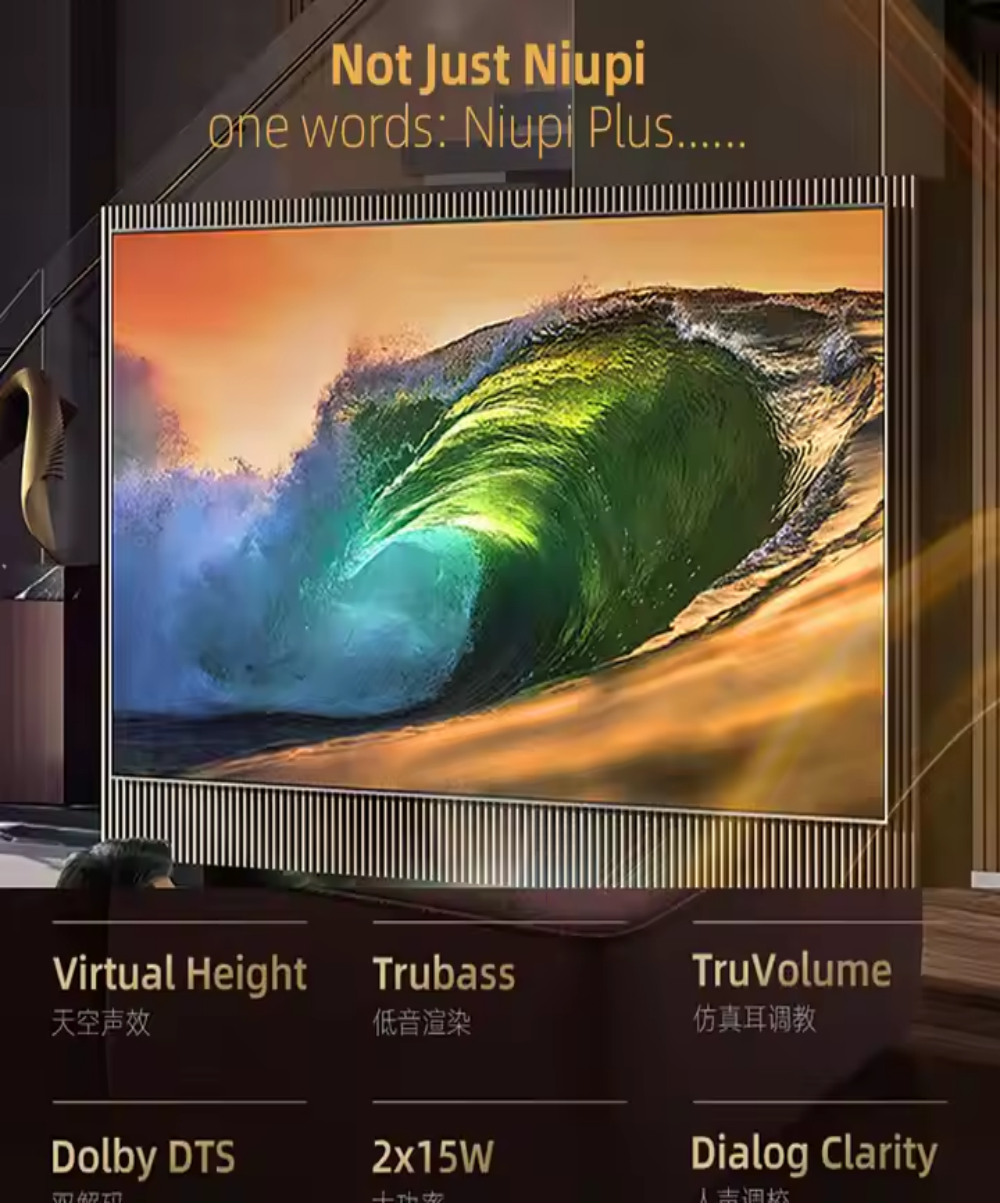 Hisense 80 L9H 4K Triple RGB Laser Beamer 3800 ANSI Lumens DTS/Doby Sound Ultra Short Throw UST Projector DLP Lens Portable TV