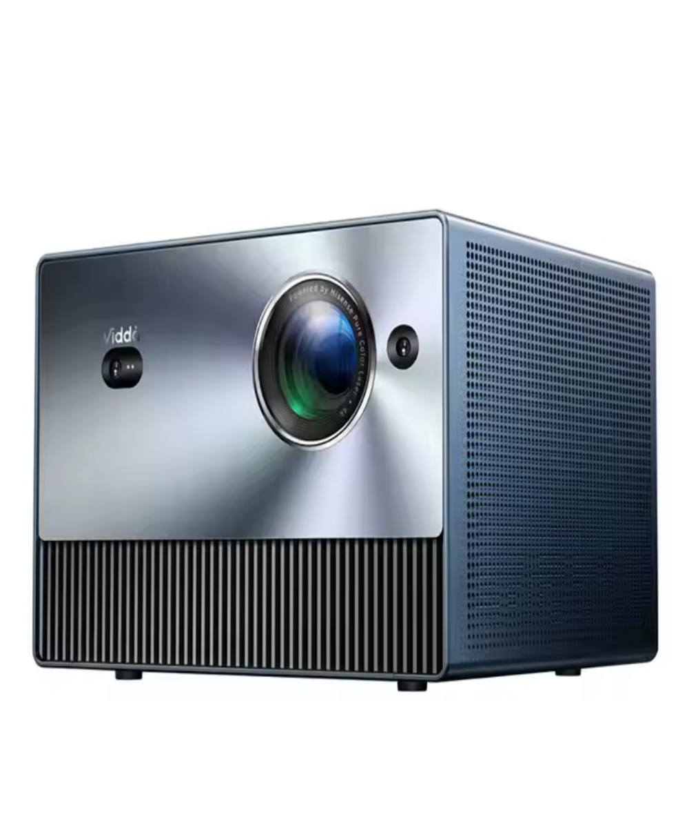 Vidda C1 4K Native Full Triple Laser Projector with 1350 ANSI Lumens MEMC, Auto Focus 240HZ for Home