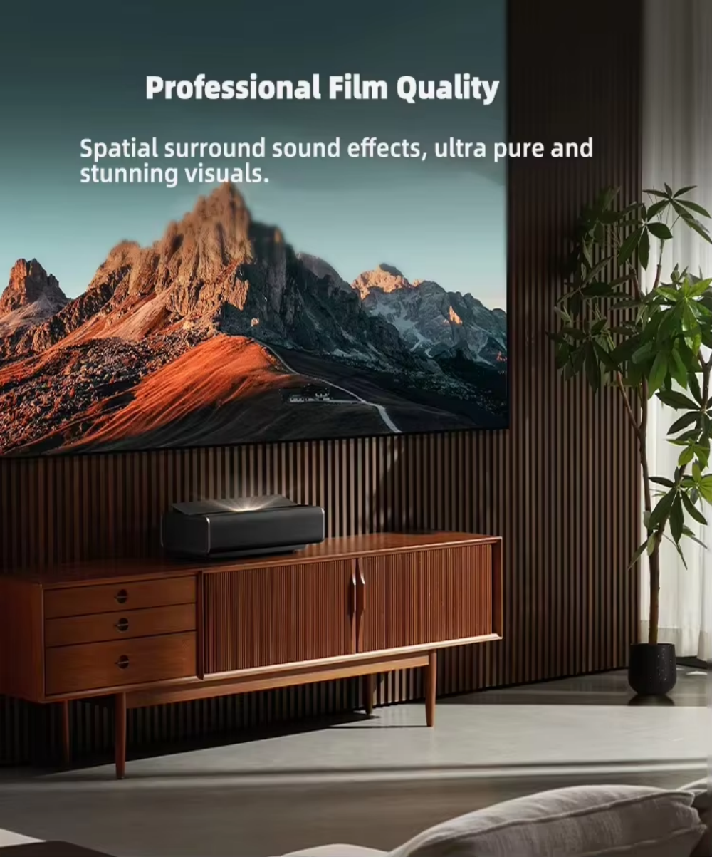 Xgimi S6 Home Theater Projector, 4K Native UHD GMUI 6.0 OS 3D Movie Projector with IMAX Enhanced 80W High Power Speaker Beamer