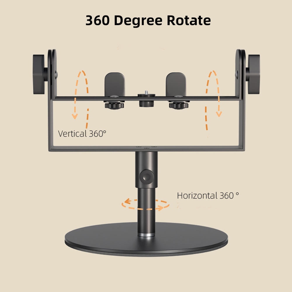 Paihao Multi-Function 360 Degree Rotating Projector Ceiling Bracket for Desktop, Projector Ceiling Mount Bracket Floor Stand