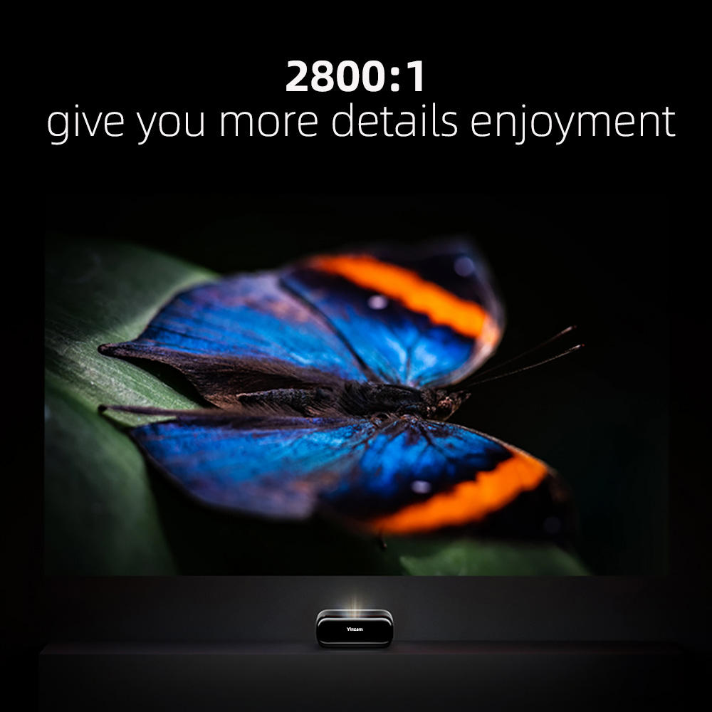 JMGO O2 Ultra Short Throw Lens Projector Triple Laser WiFi 6.0 Video Projectors 0.18:1 Ratio 4K UHD Beamer With 4500 ANSI Lumens