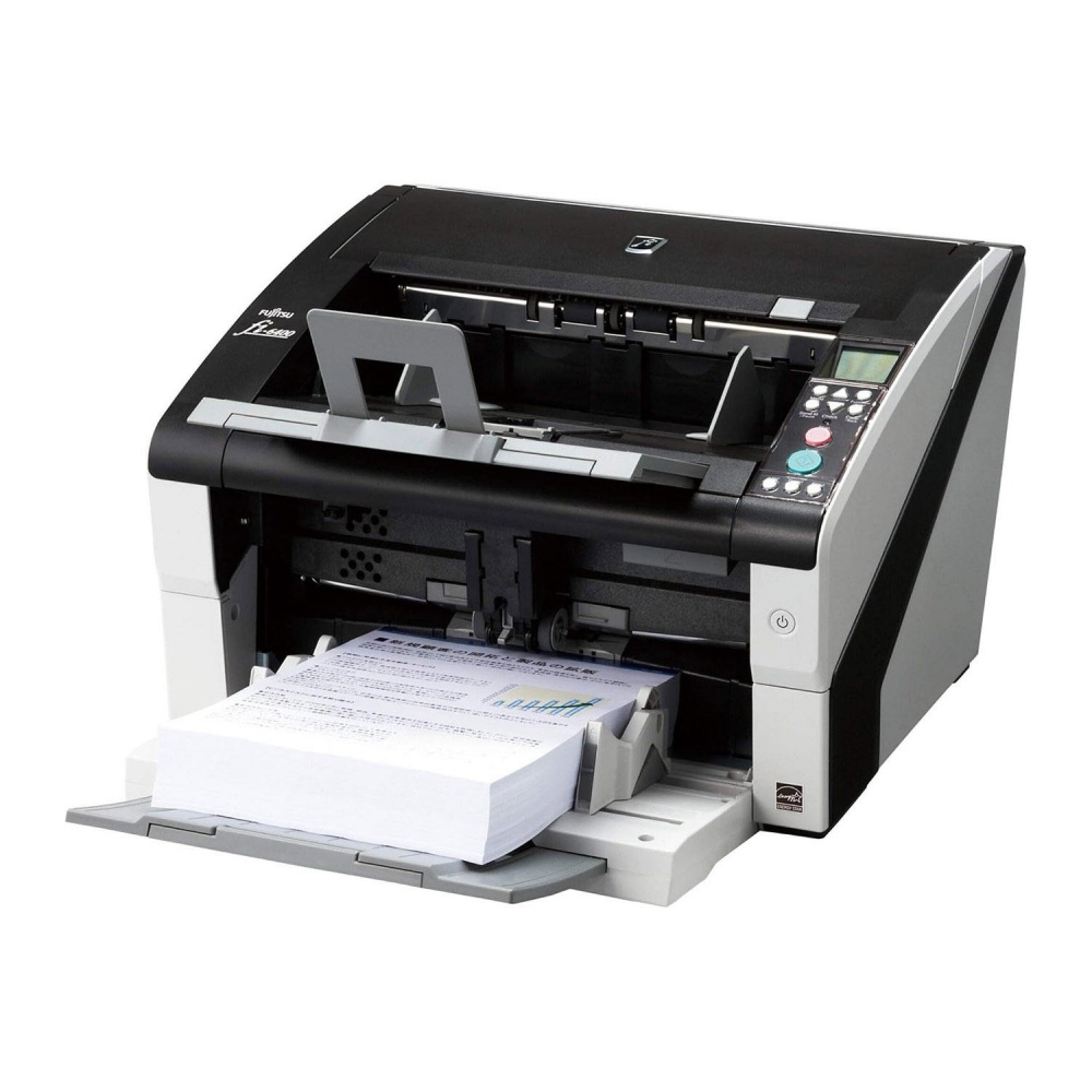 Fujitsu Fi-6400 Document Scanner, 600 Dpi High-Resolution Windows 7 Compatible LED Light Source for Office Efficiency