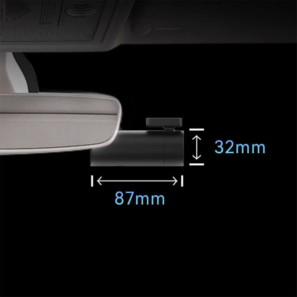 DDPAI Mini Pro 330-Degree Rotatable Lens Dash Cam Emergency Lock 1296p UHD Resolution Video Recorder Night Vision MicroSD