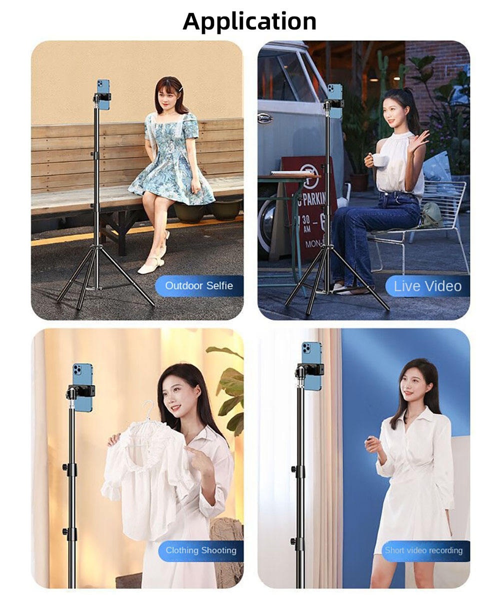 Paihao 1/4 Inch Gimbal 5KGS Loading Universal Projector Floor Stand Tripod Smartphones and Projectors Mount for Living Room