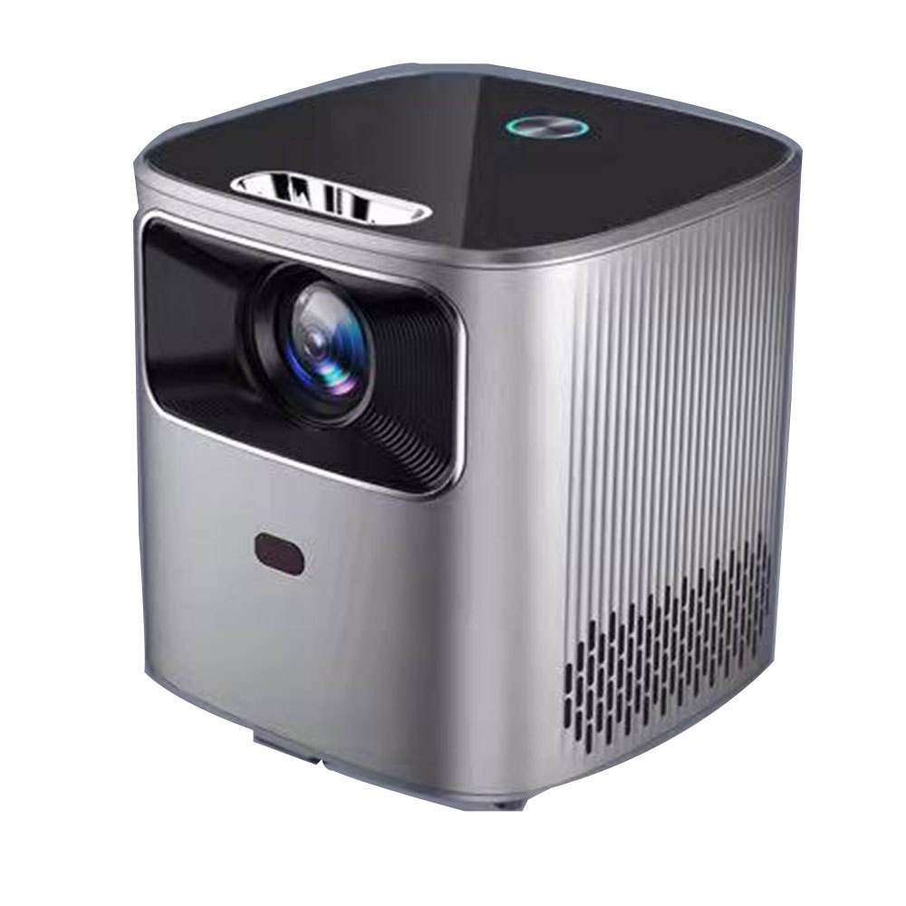 T8 Mini Android TV 9.0 Smart Projector, 2.4/5G WiFi Bluetooth 5.0 720P Native 200 ANSI with Electric Focus Portable Home Cinema