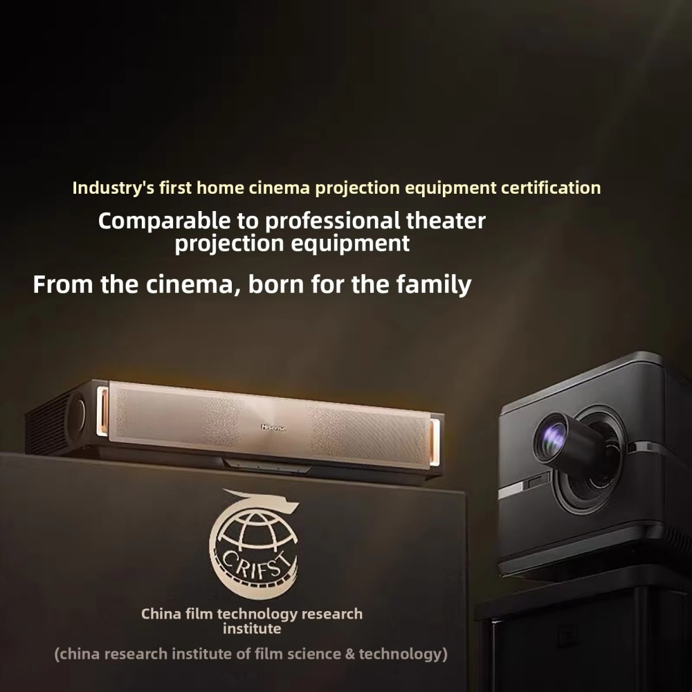 Hisense X1 L9Q Tri-Color Laser 4K Ultra Home Theater Projector with 4G+1T Motion Compensation and Automatic Correction Proyector