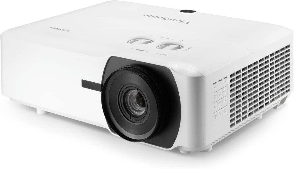 ViewSonic LS850WU WUXGA Networkable Laser Projector 5800 Lumens One-Wire HDBT 1.6x Optical Zoom Vertical Horizontal