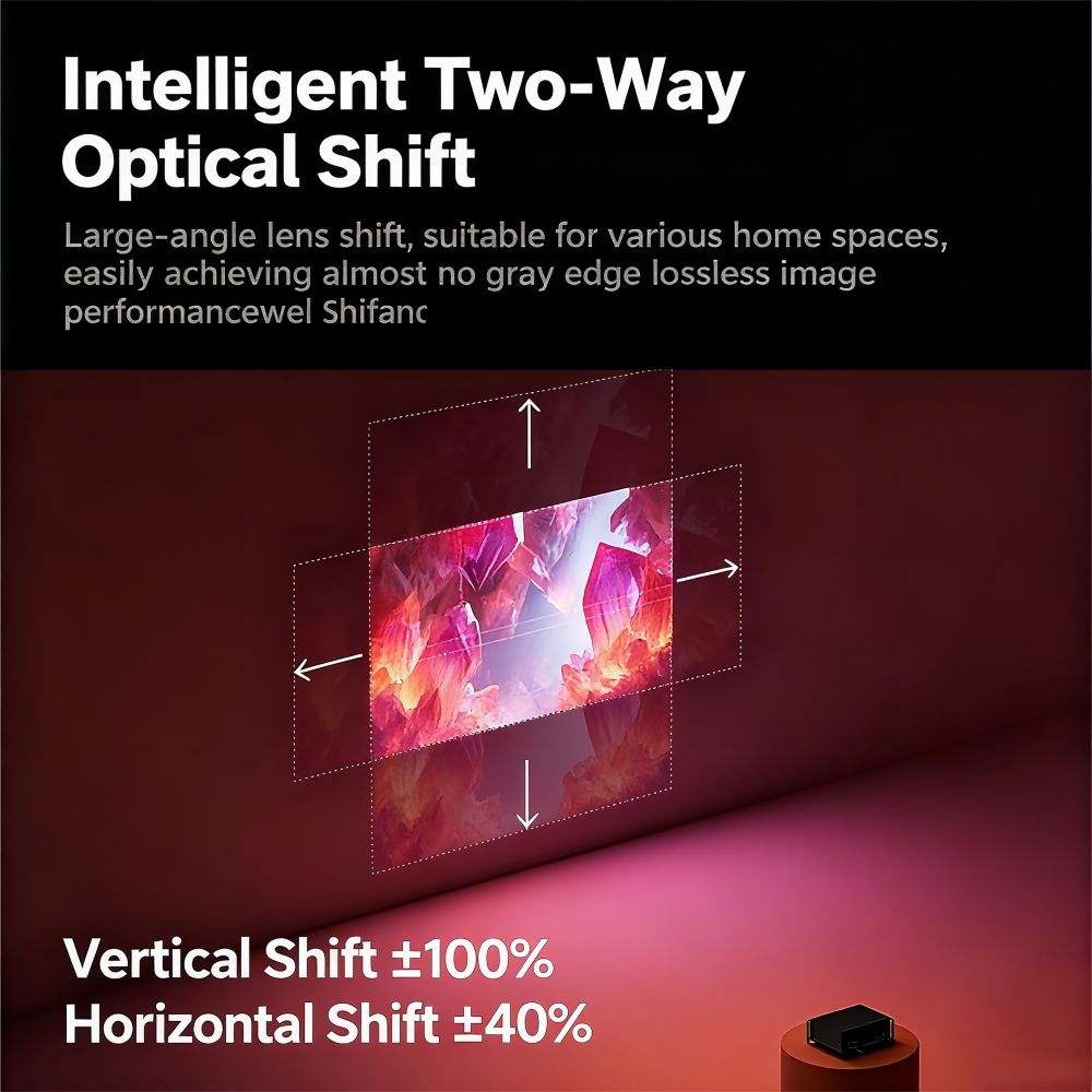 XGIMI T10 Smart 4K Laser Home Theater Projector 5000 Lumens 0.78 DMD HDR10+ Auto Keystone 4GB RAM 128GB Storage HIFI